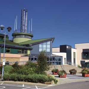 Front of The Pickaquoy Centre